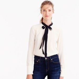 Silk JCrew Top
